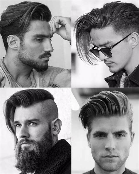 Férfi quiff frizura ezüstös hajjal