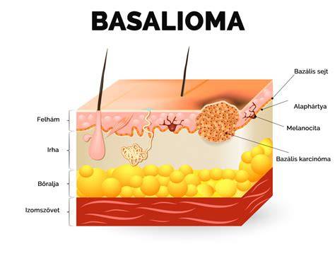 Infografika: Basalioma típusai és kezelési útvonalak