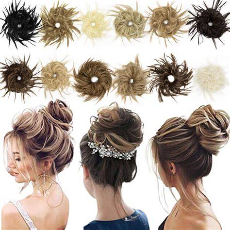 messy bun scrunchie fonott copf