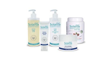 Különböző bőrtípusokra kifejlesztett Solanie termékek