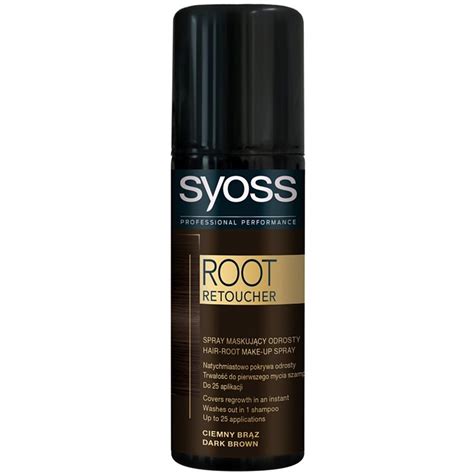 Syoss Root Retoucher fekete hajtőfedő spray