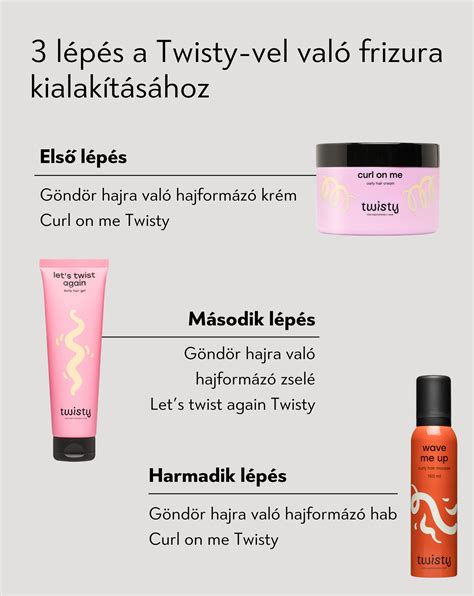 göndör haj ábrája a krém hatásával