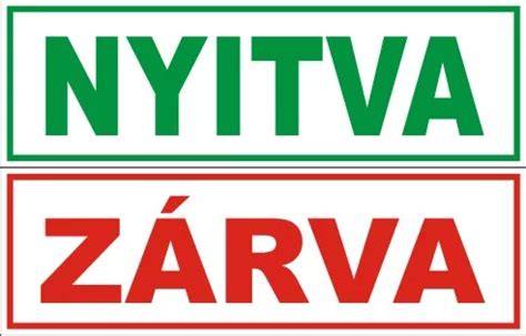 Üzletek nyitvatartási térképe