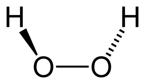 Hidrogén-peroxid molekula