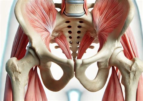 A medencefenék izmainak anatómiai ábrája