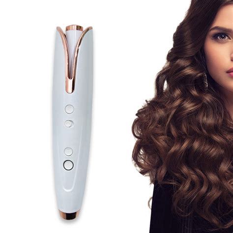 Különböző hajgöndörítő típusok illusztrációja