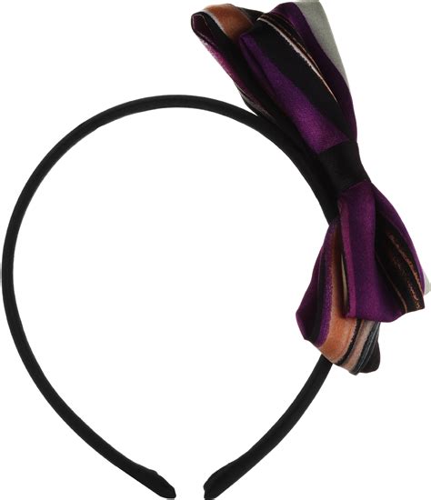 Lila műbőr hajpánt csomóval