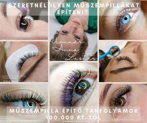 Műszempilla tanfolyam gyakorlati környezete