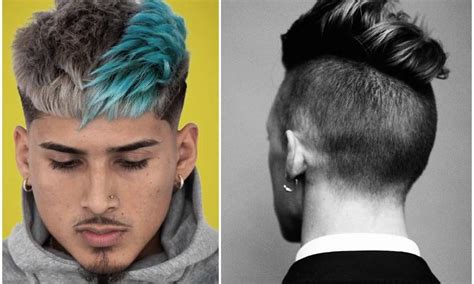 Férfi hajfestés különböző stílusokban