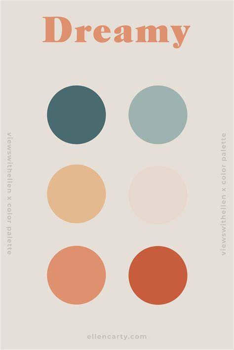 dreamy hair color palette