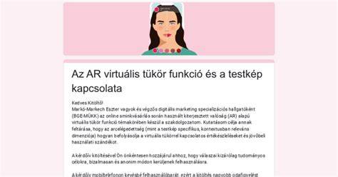 Virtuális hajszínpróba és AR tükör