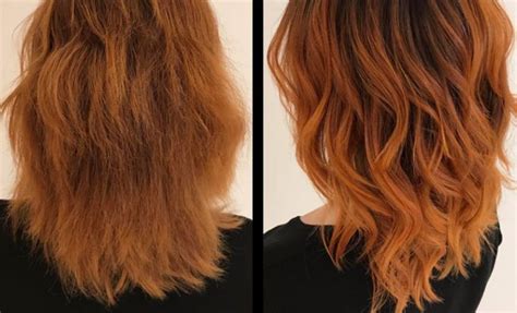 Összehasonlítás: szőkített haj festés előtt és után