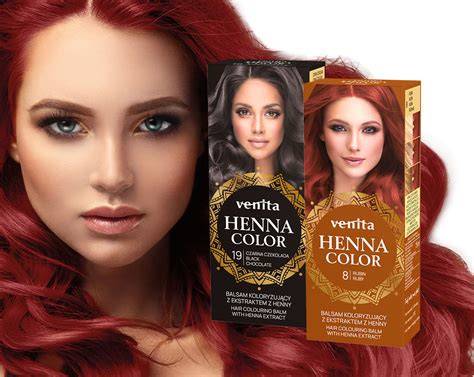 Infografika a VENITA Henna Color árnyalatokról