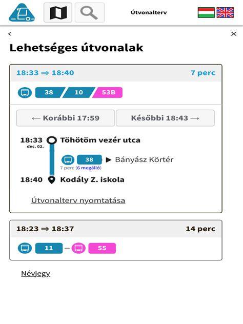 Útvonalterv térképpel