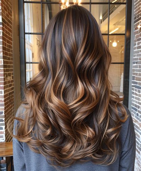 Karamell balayage