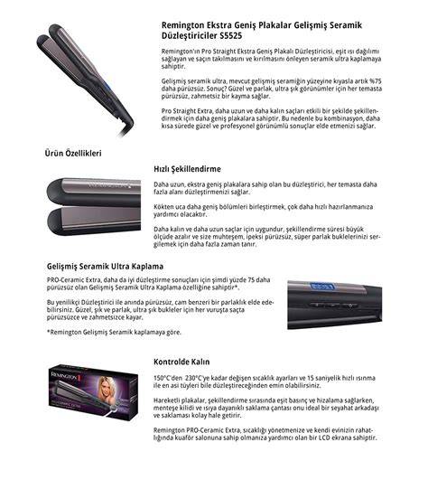Infografika: Remington S5525 fő jellemzői és Technológiák