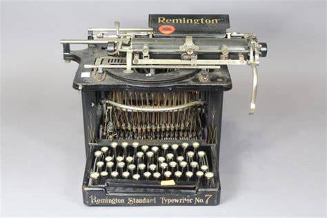 Remington typewriter No7 fa billentyűzet