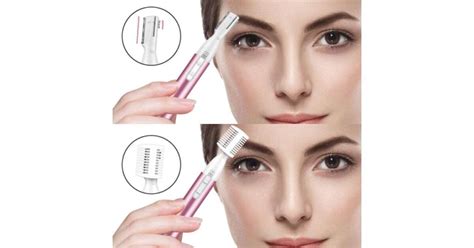 Szemöldök formázó sablonok használata