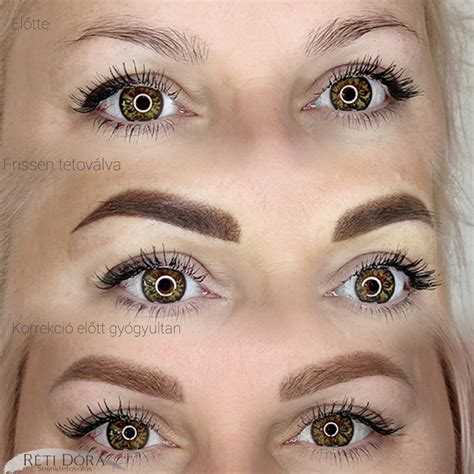 Szemöldöktetoválás különböző technikái