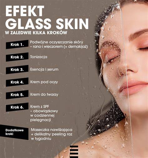 károsítatlan bőrfelület és glass skin ötvözet infografika