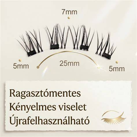 műszempilla felhelyezés vizuális áttekintés