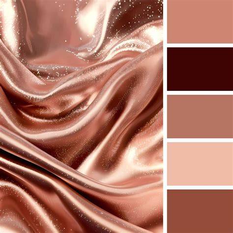 Rose Gold színpaletta ábrája