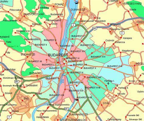 Budapesti városi vizuális környezet térképe