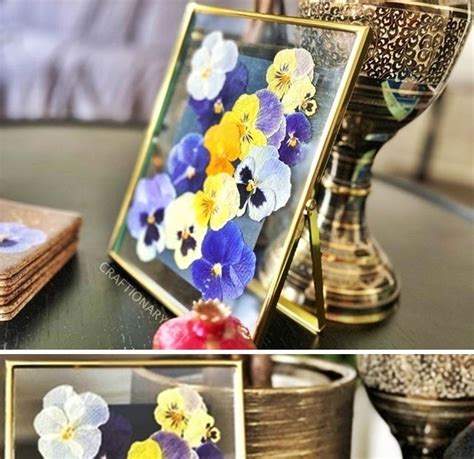 Preselt virágok felhasználása