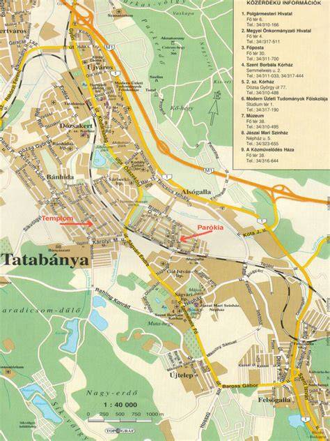 Tatabánya szépségszalonok térképe