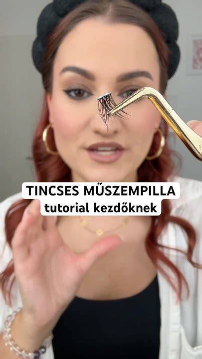 Infografika: lépésről lépésre a tincses műszempilla felhelyezéséről
