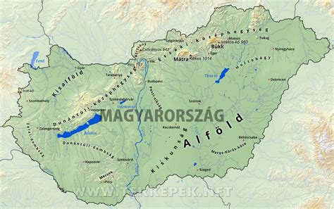 Magyarország térképe fodrászatok jelölésével