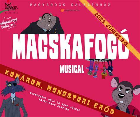Macskafogo világa - ikonikus plakát és karakterek vizuális ábrázolása