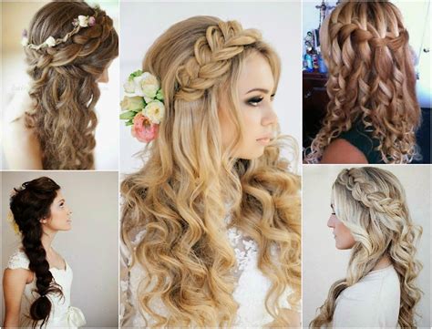 Esküvői frizura virágokkal és gyöngyökkel