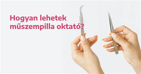 Műszempilla felhelyezéséhez szükséges eszközök