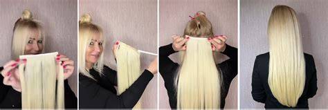 DIY Tape póthaj felrakásának lépései - vizuális útmutató
