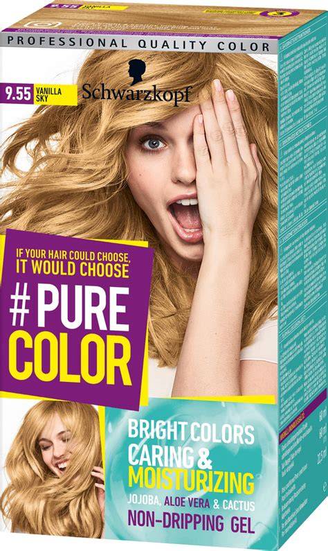 Infografika: Schwarzkopf Pure Color színpaletta és fedési technikák