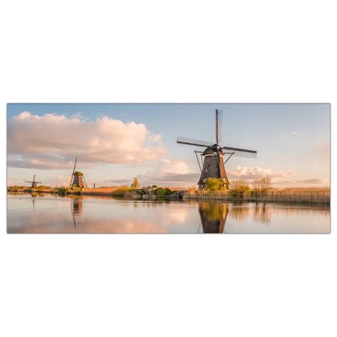 Holland tájkép kerékpárútvonalakkal