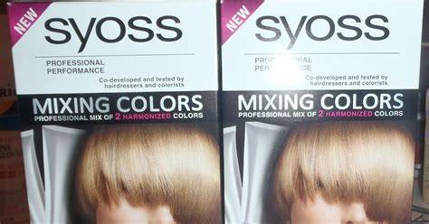 Syoss Mixing Colors termékpaletta különböző színárnyalatokkal