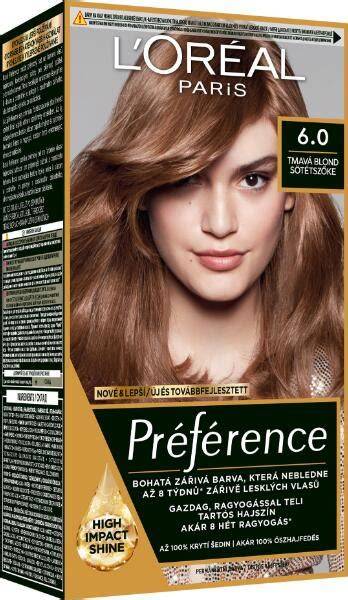 Infografika: L'Oréal Paris Préférence termékcsalád összehasonlítása