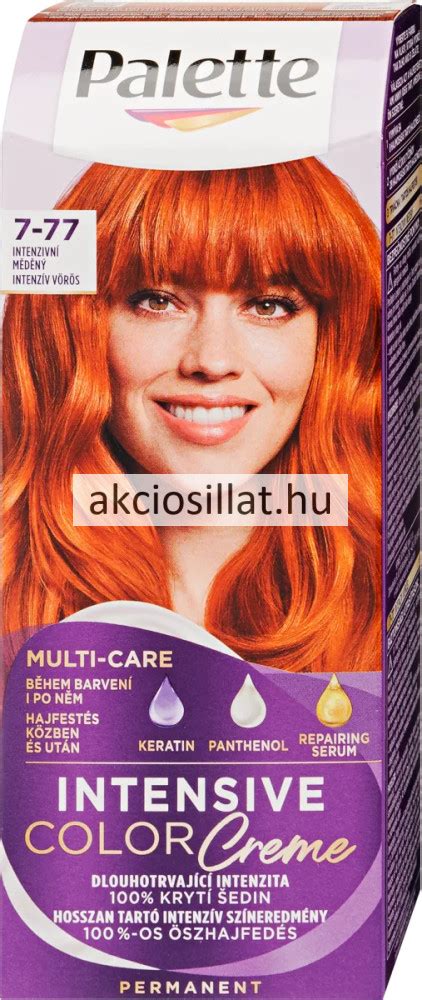 Balayage színpaletta vörös hajra