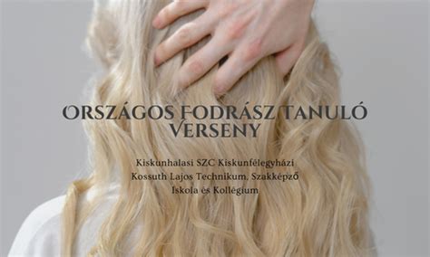 Fodrász tanuló gyakorlaton