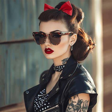 Rockabilly smink és ruházat példák