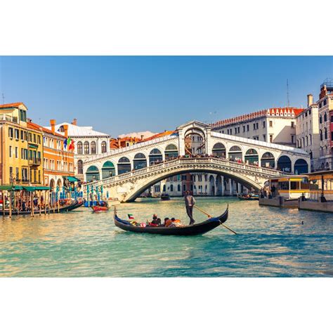 Velence képe a Rialto híddal