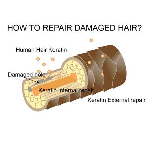 infografika a keratin hajápolásról