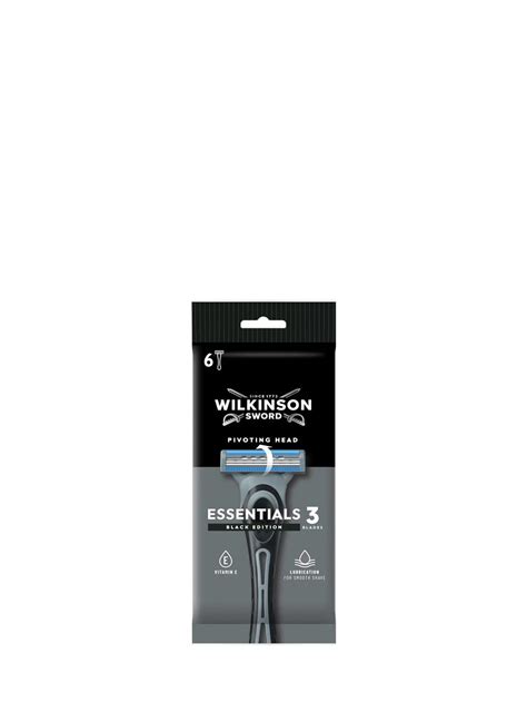 A Wilkinson Sword Essentials 3 Black borotva