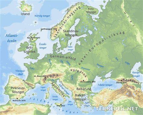 Map: Európa és Nyugat-Szibéria elhelyezkedése az orvosi szappanfű természetes élőhelyei