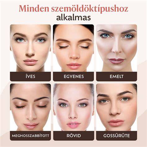 Ápolt, természetes szemöldök előtte-utána