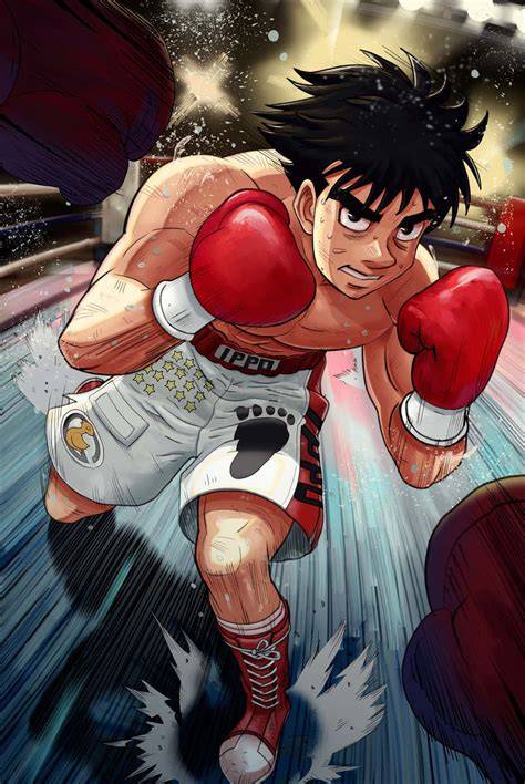 Infografika: Ippo Makunouchi fejlődési ívet ábrázoló diagram