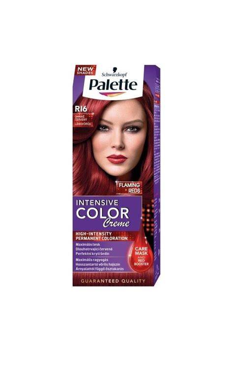 Palette Intensive Color Creme Ri6 Flaming Red doboz és színminta