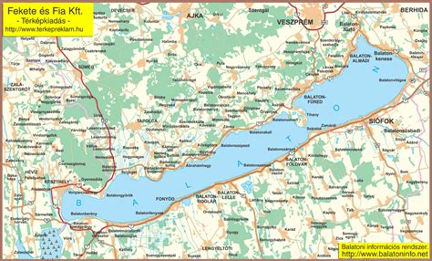 Balaton térkép a viharjelzési zónákkal